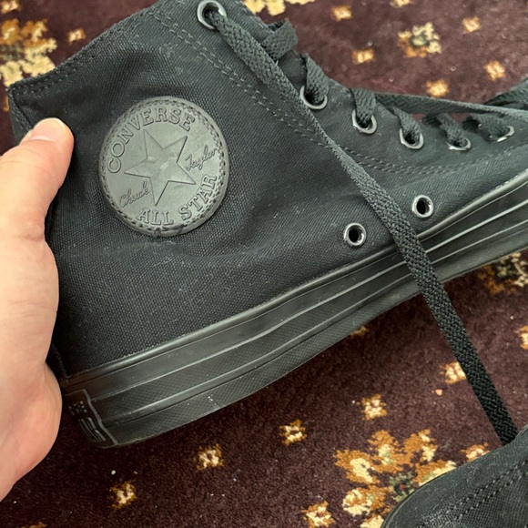 Converse Black High-Top Men's Sneakers - Picture 3 of 5